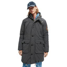 Scotch & Soda Parka 169114 Szürke Regular Fit