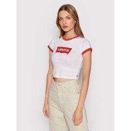 Levi's® Póló Graphic Ringer A3523-0004 Fehér Regular Fit