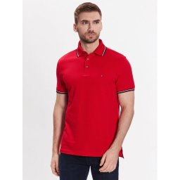 Tommy Hilfiger Pólóing 1985 Rwb Tipped MW0MW30750 Piros Slim Fit