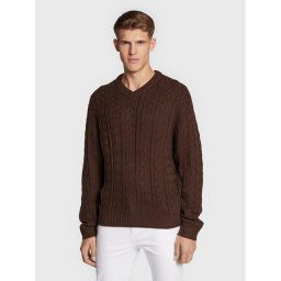 Redefined Rebel Sweater Paul 212092 Barna Regular Fit
