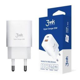 3mk hálózati töltő - Hyper Charger 20W, fehér