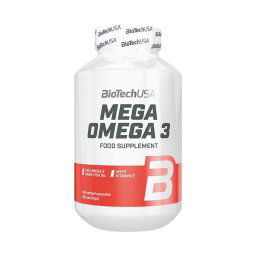 BioTechUsa Mega Omega-3 lágyzselatin kapszula 180x