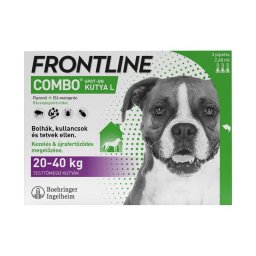 Frontline Combo Spot on L (20-40 kg) A.U.V. rácsepegtető oldat kutyáknak 3x 2,68ml