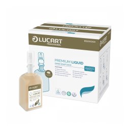 Folyékony szappan utántöltő 1 liter Premium Liquid Hand Soap 1000 Lucart_89100000 argán olaj