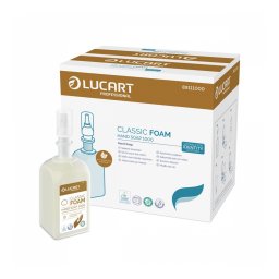 Habszappan utántöltő 1 liter Classic Foam Hand Soap 1000 Lucart_89111000 mandula olaj