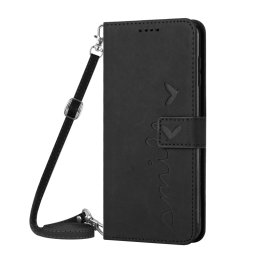 ART SMILE Pénztárcahuzat zsinórral Infinix Hot 20i fekete