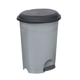 Planet Pedálos szemetes kuka, műanyag, ECO antracit, kivehető kosárral, 22L