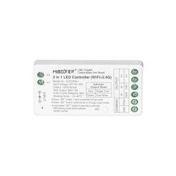 MiLight FUT035W+ 2 az 1-ben LED vezérlő egyszínű és CCT szalagokhoz, WIFI, 12A