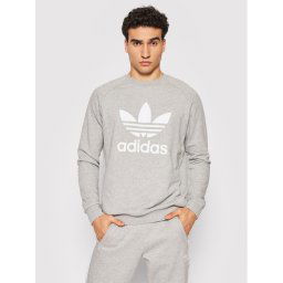 adidas Pulóver adicolor Classics Trefoil Crewneck H06650 Szürke Regular Fit