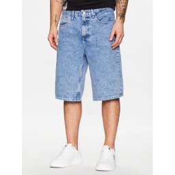 Calvin Klein Jeans Farmer rövidnadrág J30J322777 Kék Relaxed Fit