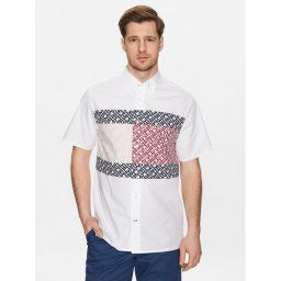 Tommy Hilfiger Ing Monogram Blocking MW0MW30628 Fehér Regular Fit
