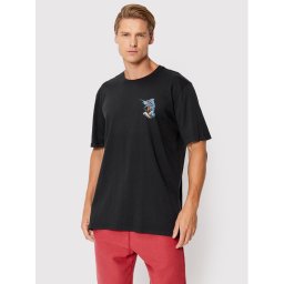 Hurley Póló Trippy Fish MTS0029890 Fekete Regular Fit