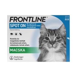 Frontline Spot on 50 mg/0,5 ml rácsepegtető oldat macskáknak 3x