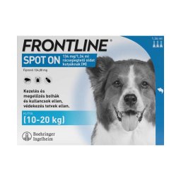 Frontline Spot on M (10-20 kg) A.U.V. rácsepegtető oldat kutyáknak 3x