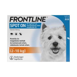 Frontline Spot on S (2-10 kg) A.U.V. rácsepegtető oldat kutyáknak 3x