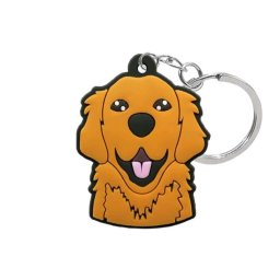 Golden retriever kulcstartó