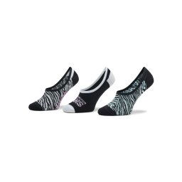 Vans 3 pár női bokazokni Zebra Daze Canoodle VN00079YBR51 Színes