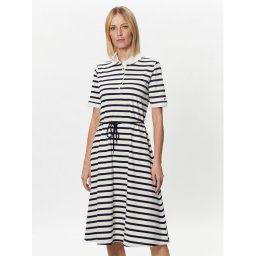 Tommy Hilfiger Hétköznapi ruha Stripe Polo WW0WW37831 Sötétkék Regular Fit