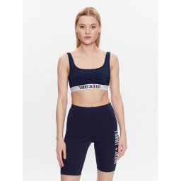 Tommy Jeans Bikini felső UW0UW04410 Sötétkék