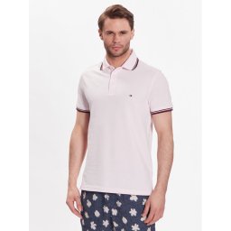Tommy Hilfiger Pólóing 1985 MW0MW30750 Rózsaszín Slim Fit