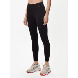 Tommy Hilfiger Leggings Heritage WW0WW37347 Fekete Slim Fit