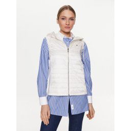 Tommy Hilfiger Mellény WW0WW38071 Ekru Regular Fit
