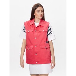 Tommy Jeans Mellény DW0DW15683 Rózsaszín Oversize