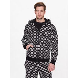 KARL LAGERFELD Pulóver 705074 532951 Fekete Regular Fit