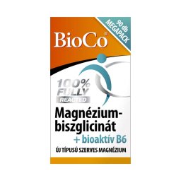 BioCo Magnézium-Biszglicinát + bioaktív B6-vitamin tabletta 90x
