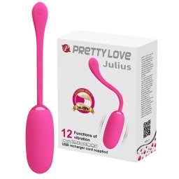 Pretty Love - Julius akkumulátoros vibrációs tojás (rózsaszín)