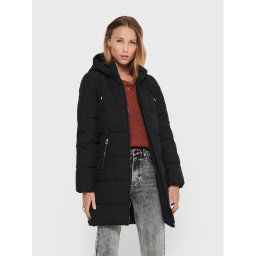 ONLY Pehelykabát Dolly 15205369 Fekete Regular Fit