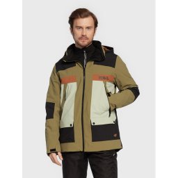 4F Snowboard kabát H4Z22-KUMS003 Zöld Regular Fit