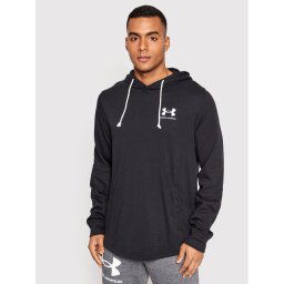 Under Armour Pulóver Ua Rival Terry 1370401 Fekete Loose Fit