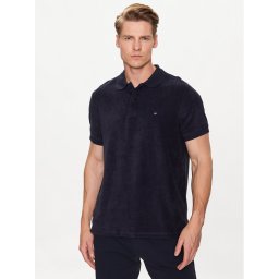 Tommy Hilfiger Pólóing Micro Towelling MW0MW30770 Sötétkék Regular Fit