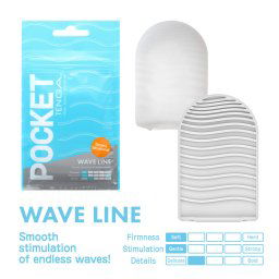 Tenga Pocket Stroker Wave Line maszturbátor