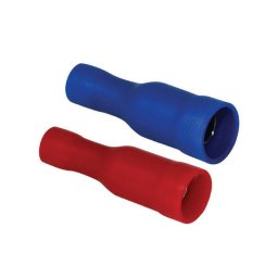 Commel szigetelt hengeres csatlakozó aljzat 1.5-2.5 mm2, ? 5 mm, 25 db