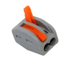 Commel oldható vezeték összekötő, 2-es csatos 0.2-2.5 mm?, 32 A, 250V/4kV, 20 db