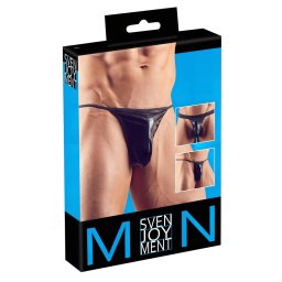 Svenjoyment - 3 részes fekete férfi tanga szett (S-L)