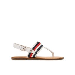Tommy Hilfiger Szandál Flat Sandal Corporate FW0FW06988 Ekru