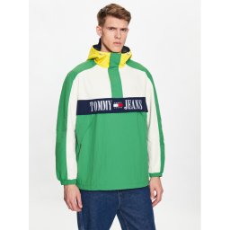 Tommy Jeans Anorák Chicago Archive DM0DM15912 Zöld Relaxed Fit
