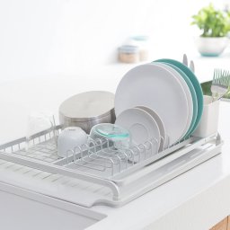 Brabantia Edényszárító tálcával 49 38 cm Light Grey 117428 Kifutó termék!