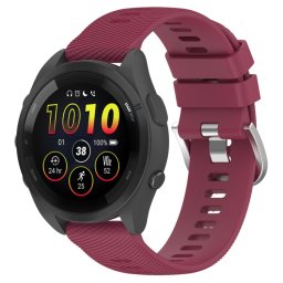 RUBBER Szilikon szíj Garmin Forerunner 265S bordó