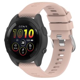 RUBBER Szilikon szíj Garmin Forerunner 265S rózsaszín