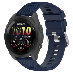 RUBBER Szilikon szíj Garmin Forerunner 265S sötétkék