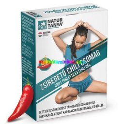 Zsírégető csomag - Chilliburner(R) zsírégető 30 db tabletta és Chili gél 200 ml - Natur Tanya