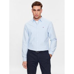 Tommy Jeans Ing Classic Oxford DM0DM15408 Kék Classic Fit