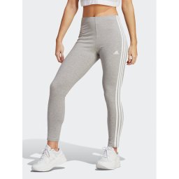 adidas Leggings Essentials 3-Stripes High-Waisted Single Jersey Leggings IC7152 Szürke