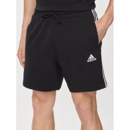 adidas Sport rövidnadrág Essentials French Terry 3-Stripes Shorts IC9435 Fekete Regular Fit