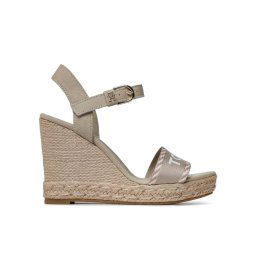 Tommy Hilfiger Espadrilles Seasonal Webbing Wedge FW0FW07088 Bézs