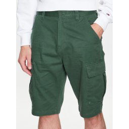 Tommy Jeans Szövet rövidnadrág Aiden Baggy DM0DM15974 Zöld Regular Fit